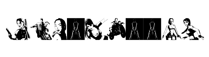 Lara Croft Tomb Raider  Free Fonts Download
