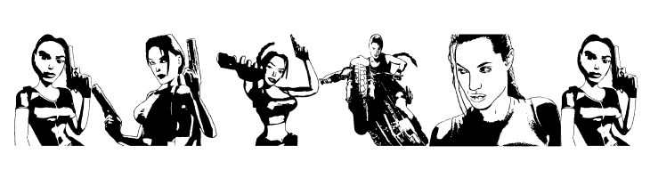 Lara Croft Tomb Raider  Free Fonts Download