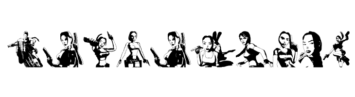 Lara Croft Tomb Raider  Free Fonts Download