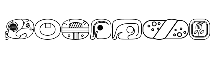 mayanglyphsoutline-Regular  Free Fonts Download