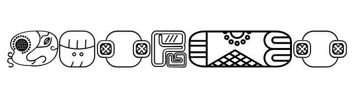 mayanglyphsoutline-Regular  Free Fonts Download