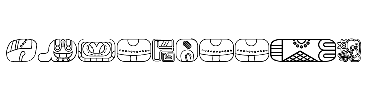 mayanglyphsoutline-Regular  Free Fonts Download