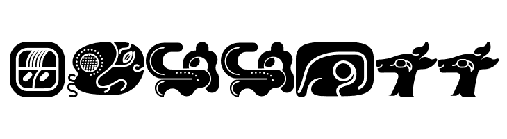 mayanglyphsfill-Regular  Free Fonts Download