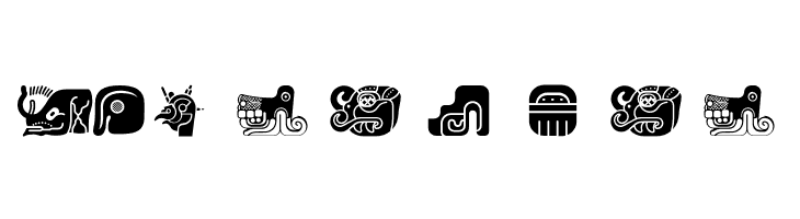 mayanglyphsfill-Regular  Free Fonts Download