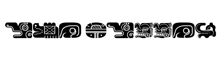 mayanglyphsfill-Regular  Free Fonts Download
