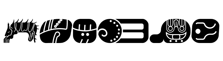 mayanglyphsfill-Regular  Free Fonts Download