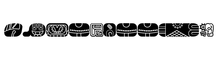 mayanglyphsfill-Regular  Free Fonts Download