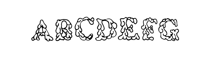 Coulures  Free Fonts Download