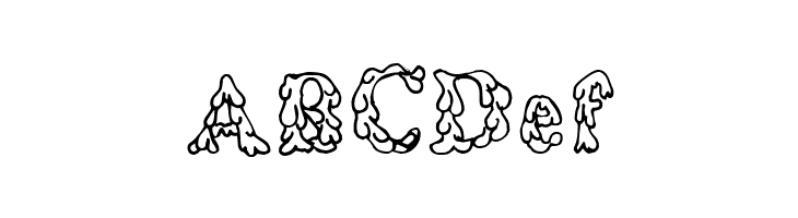 Coulures  Free Fonts Download