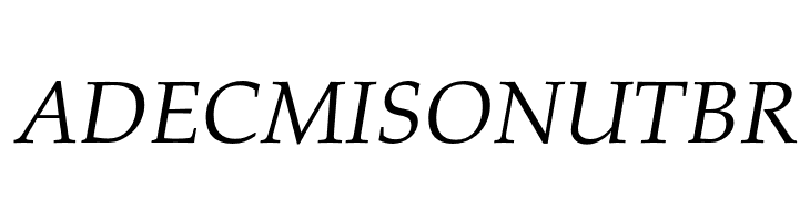 TeXGyrePagella-Italic  Free Fonts Download