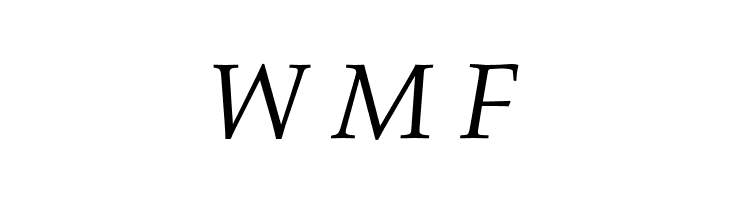 TeXGyrePagella-Italic  Free Fonts Download