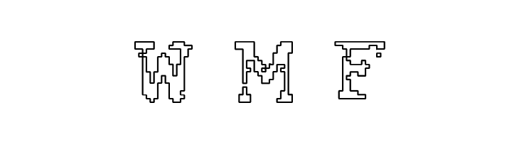 Rubber Biscuit Bevel Outline  Free Fonts Download