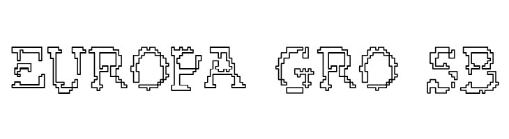 Rubber Biscuit Round Outline  Free Fonts Download