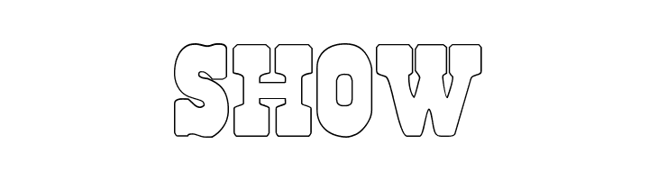 Regulators Outline  Free Fonts Download