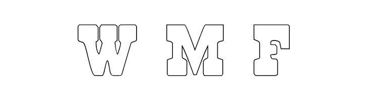 Regulators Outline  Free Fonts Download