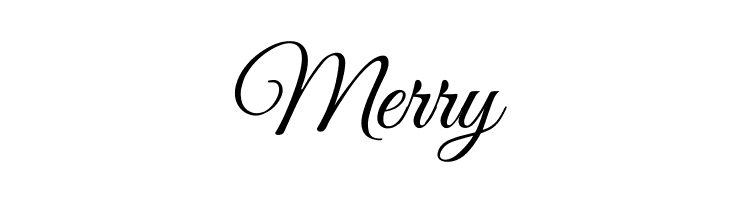 Merry Great Vibes Font