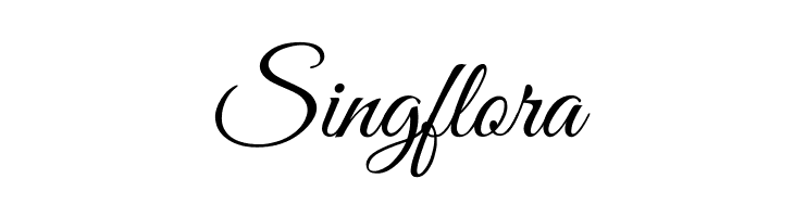 Singflora Great Vibes Font