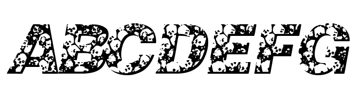 Skullvetica  Free Fonts Download