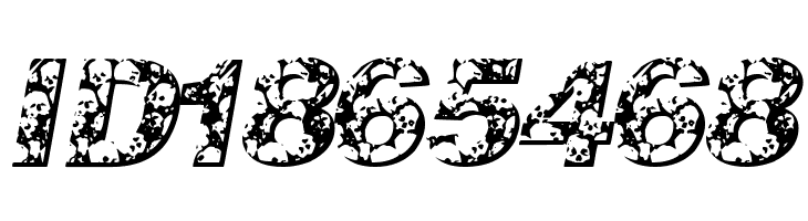 Skullvetica  Free Fonts Download
