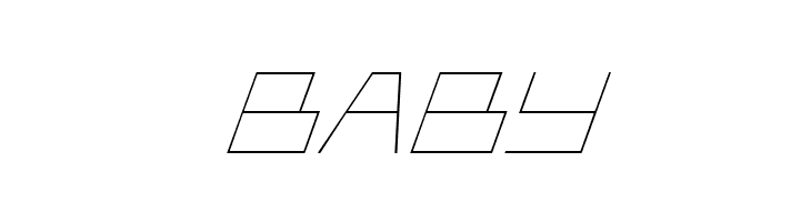 Player 1 Up Condensed Italic  Free Fonts Download