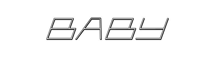 Player 1 Up 3D Italic  Free Fonts Download