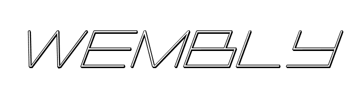 Player 1 Up 3D Italic  Free Fonts Download