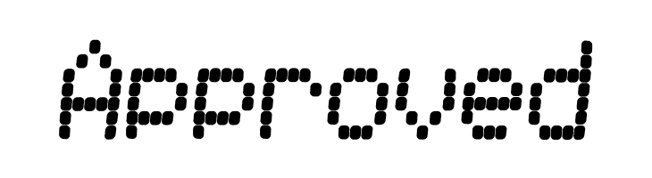 Approved Receiptional Receipt Regular Font