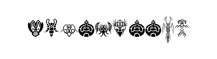 Abstract Alien Symbols  Free Fonts Download
