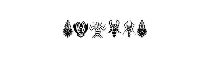 Abstract Alien Symbols  Free Fonts Download