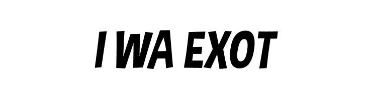 I%2BWA%2BEXOT Dimbo Italic Font