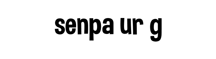 senpa%2Bur%2Bg Dimbo Regular Font