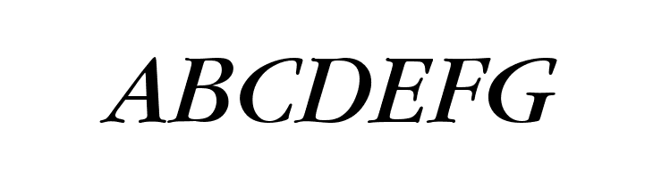 Gourmand  Italic  Free Fonts Download