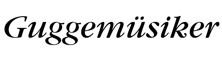 Gourmand  Italic  Free Fonts Download