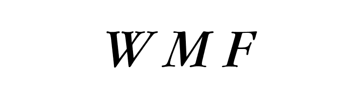 Gourmand  Italic  Free Fonts Download