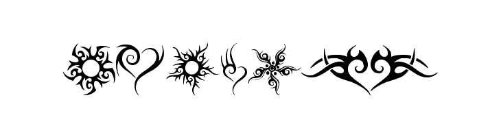 Hearts and Stars  Free Fonts Download