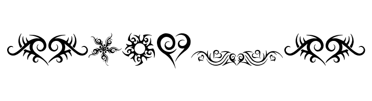 Hearts and Stars  Free Fonts Download