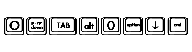 Keyboard KeysBT Bold  Free Fonts Download