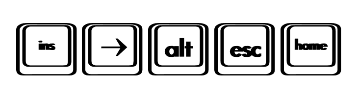 Keyboard KeysBT Bold  Free Fonts Download