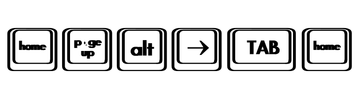 Keyboard KeysBT Bold  Free Fonts Download