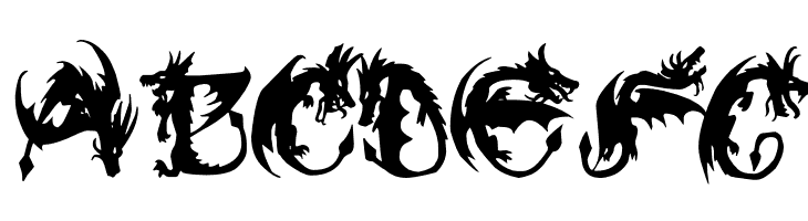 EG Dragon Caps  Free Fonts Download