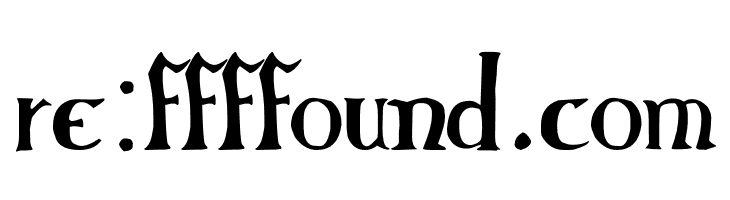 Elementary Gothic Bookhand  Free Fonts Download