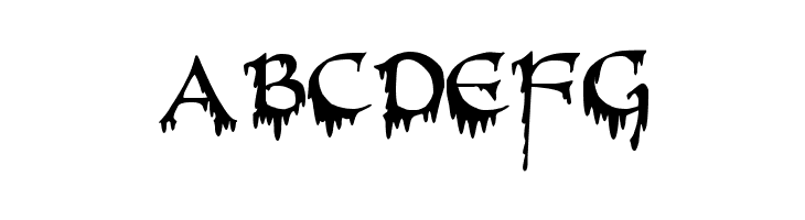 PR-Uncial Creepy  Free Fonts Download