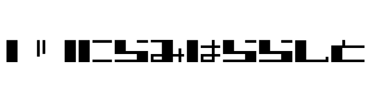 TECNO STRESS HIRAGANA  Free Fonts Download