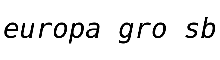 DejaVu Sans Mono Oblique  Free Fonts Download
