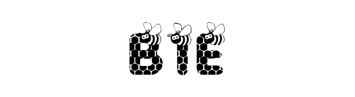 SAVE THE HONEYBEE  Free Fonts Download