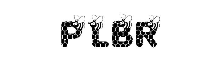 PLbr SAVE THE HONEYBEE Font