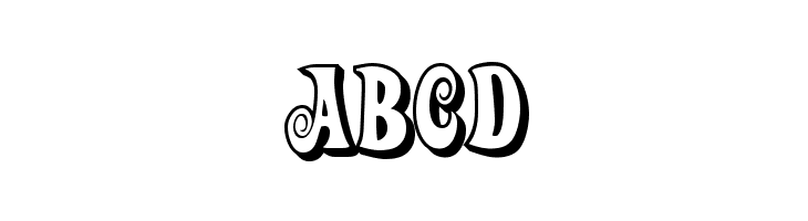 Action Is, Shaded JL  Free Fonts Download