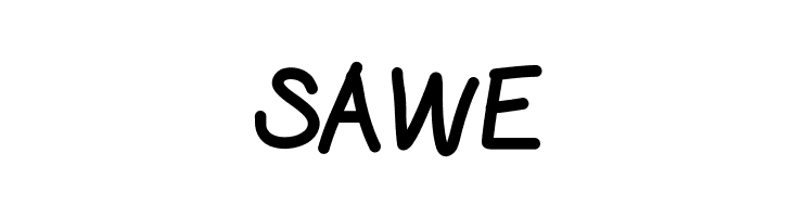 SAWE GelPen Font