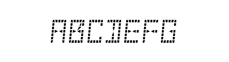 28-Segment LED DisplayRegular  Free Fonts Download