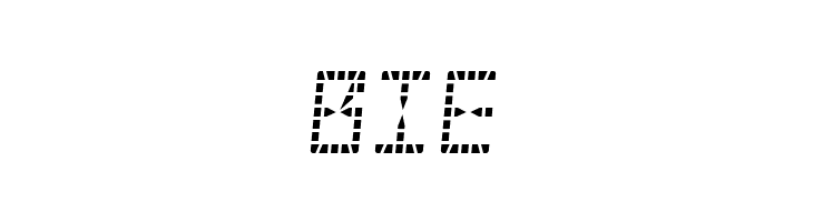 28-Segment LED DisplayRegular  Free Fonts Download